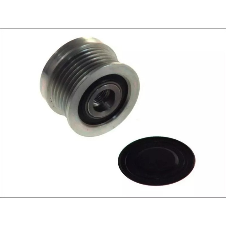 Autóalkatrész, INA, generátor ékszíjtárcsa, 6 horony, 36,1mm, 49,7x17mm