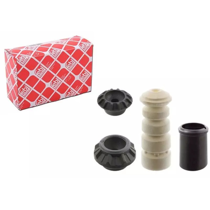 Lengéscsillapító szerelőkészlet VW T. Golf 2/3, FEBI, 1.2kg, csapágy nélkül, kiegészítő anyagokkal