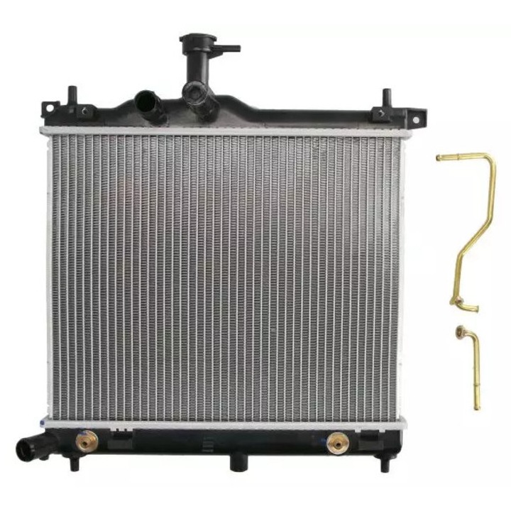 NRF autóhűtő, zebra típusú, 428x350x22mm, Hyundai i10 1.1 07-13-hoz