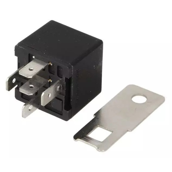 Bosch modul, univerzális relé 20A 24V, 5 pólusú, 28,5x53,5mm, fekete