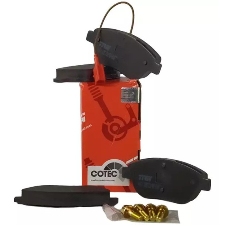 TRW fékbetétek szenzorral, Fiat Stilo 1,9D/Doblo-hoz, 137x57x19mm, szett