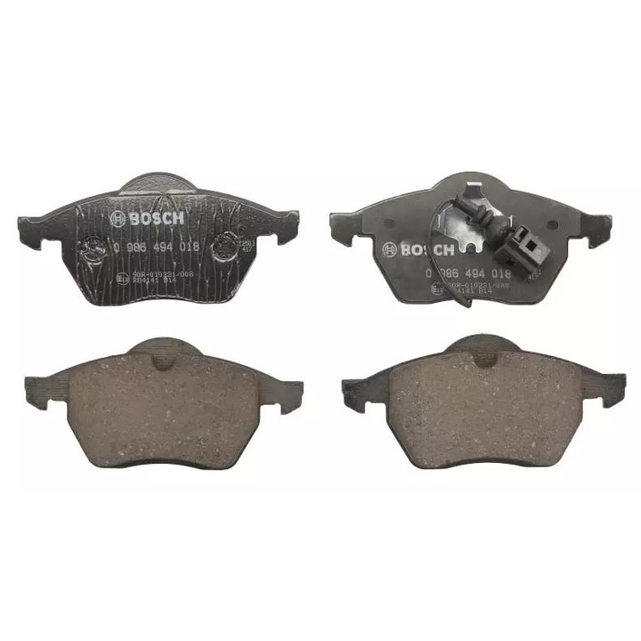 Placute de frana Bosch, cu senzor de uzura, 19,5x156,5x74,2mm, pentru VW Bora/Golf/New Beetle 98-10