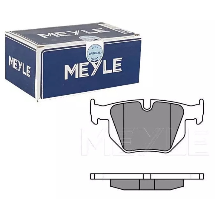MEYLE fékbetétek BMW E34 M5-höz, 121,8x57,8x17,3mm