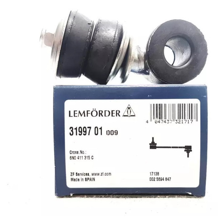 Lemforder 18mm első stabilizátor rúd VW Polo/Lupo-hoz