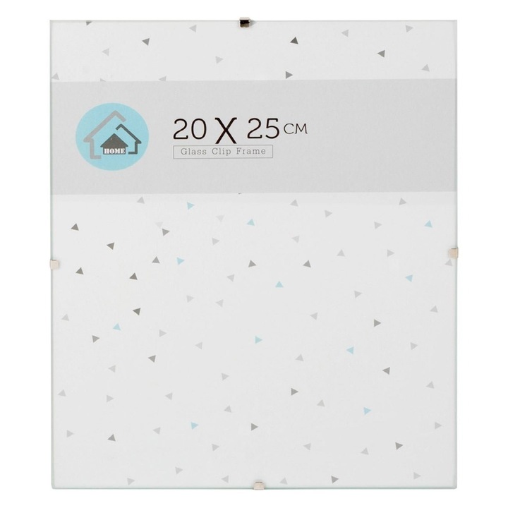 Rama Foto Clips Shopiens cu Geam Sticla 20x25cm Orizontala/Verticala, MDF 2.25mm