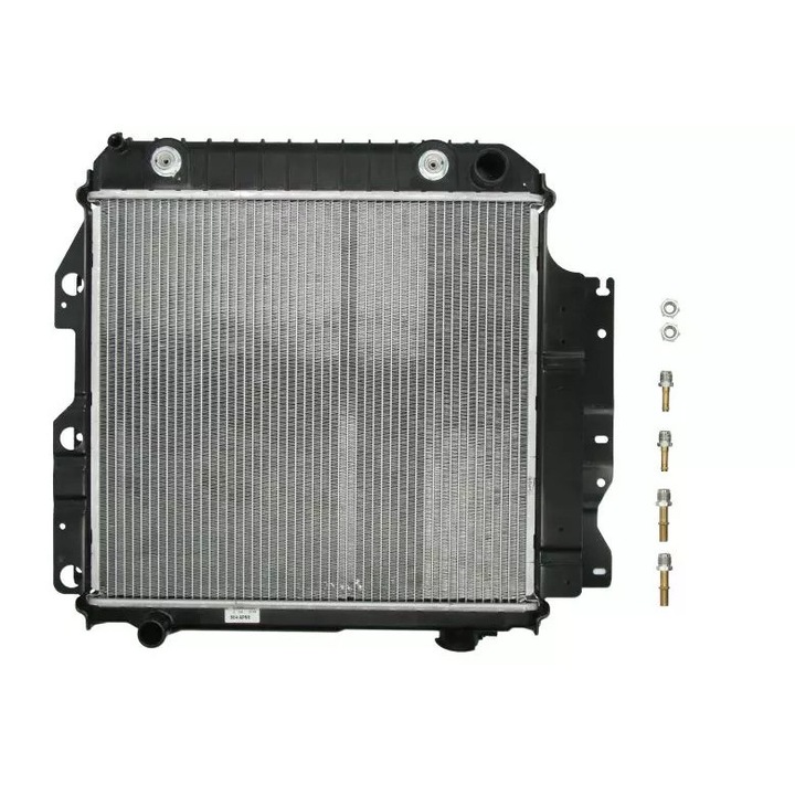 Autóhűtő NRF, Zebra, 485x461x33mm, adapterrel, Jeep Wrangler 88-hoz