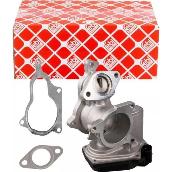 EGR szelep FEBI VW 2,0 TDI-hez, 6 csatlakozóval, 1 kg, 4 kg csomagolással