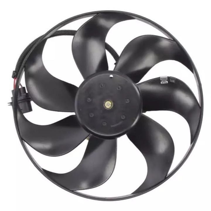 Hűtőventilátor, NRF, 250W, 7 lapát, ovális, VW Lupo/Fabia modellekhez
