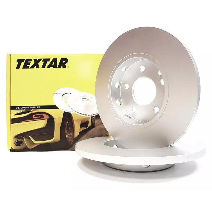 Ruville, Textar féktárcsa, autókhoz, 284x12mm, 43,5mm, agy nélkül, csapágy nélkül, rögzítőcsavar nélkül, készlet