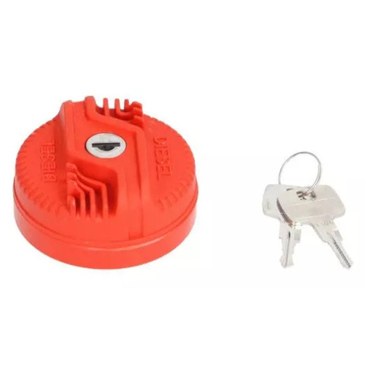 Üzemanyagtartály sapka, VALEO Fiat Ceicento/Doblo/Panda típusokhoz, kulccsal zárható rendszerrel, 2kg