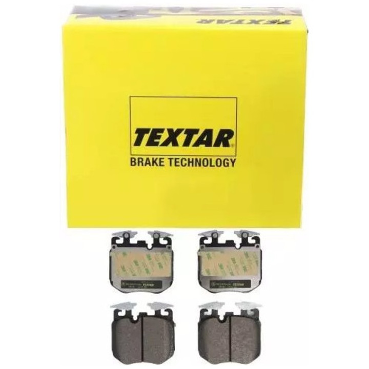 Textar fékbetét készlet BMW-hez, 124,7x117,2x19,5mm, 3,68kg, európai