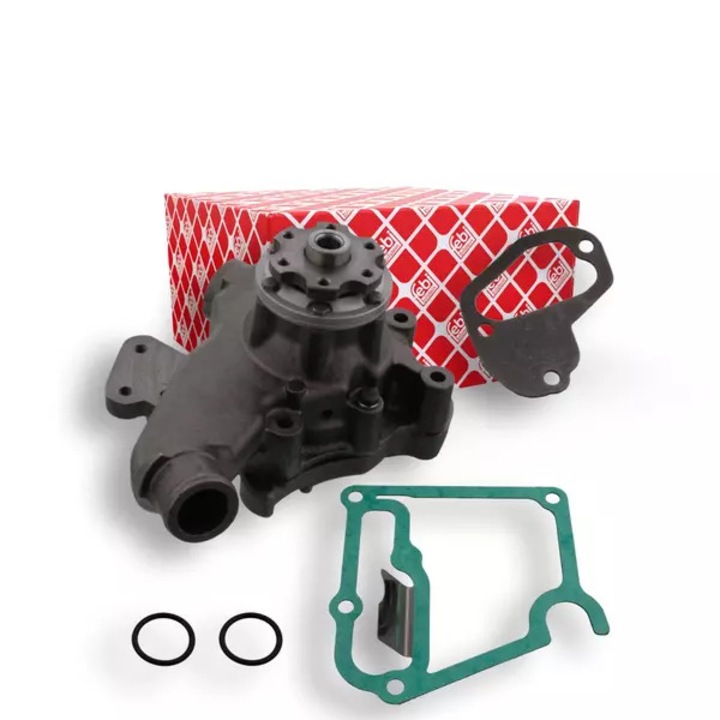 FEBI vízpumpa, Mercedes OM366, 8.8kg, Gumi, Öntöttvas ház