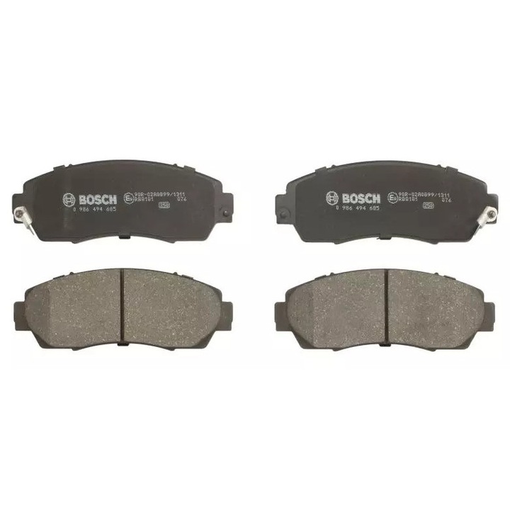 Bosch fékbetétek, szett, 18,5x154,9x58,7mm, Honda CR-V 1,6-2,2 12- modellekhez