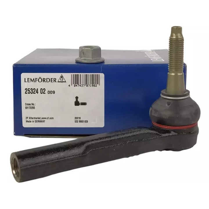 Autóalkatrész, Lemförder, kormányösszekötő rúdfej, M12x1,5, M14x1,5, Opel Vectra C-hez, jobb