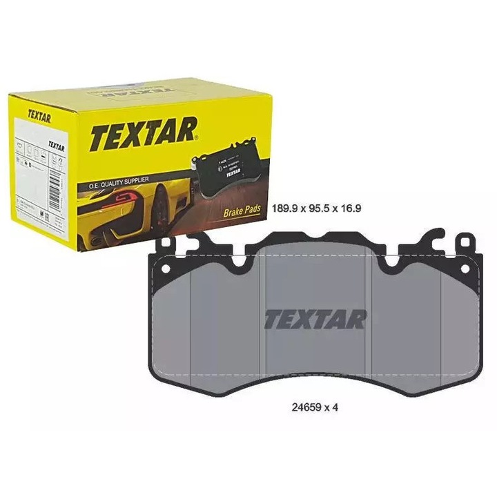 Fékbetétek, Ruville, Land Roverhez, 189.9x95.5x16.9mm, 4kg