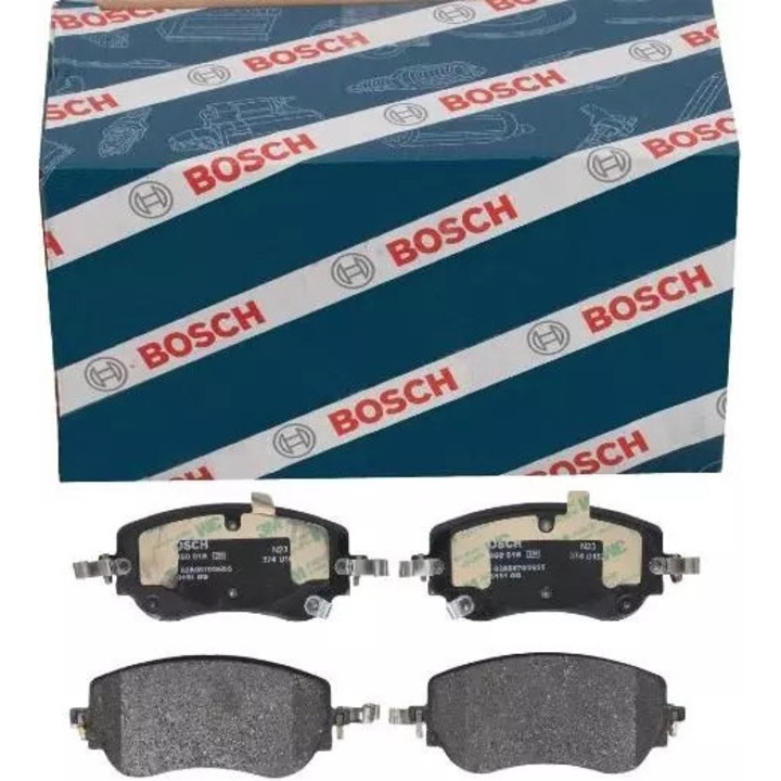 Bosch fékbetétek, 134x59.2mm, FIAT P. 500E/TIPO 1.0-1.6 20- modellekhez