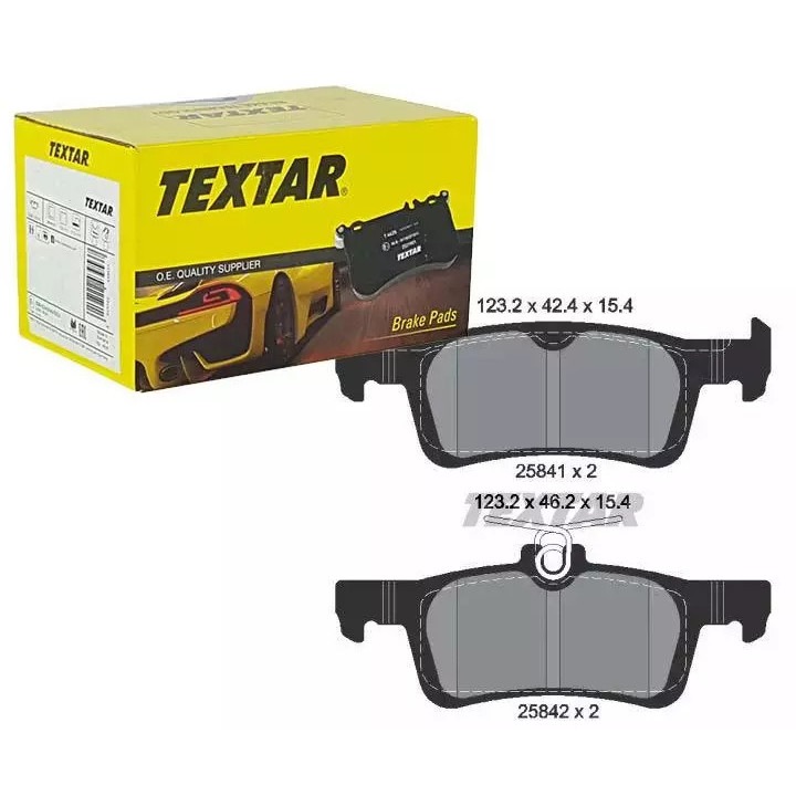 Textar fékbetétek, Peugeot 308 13-hoz, 249mm-es tárcsához