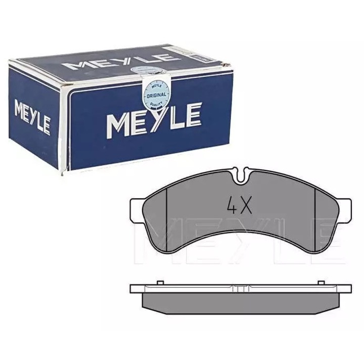 MEYLE fékbetétek, IVECO Daily 06-14-hez, 184.2x64.2x22.7mm