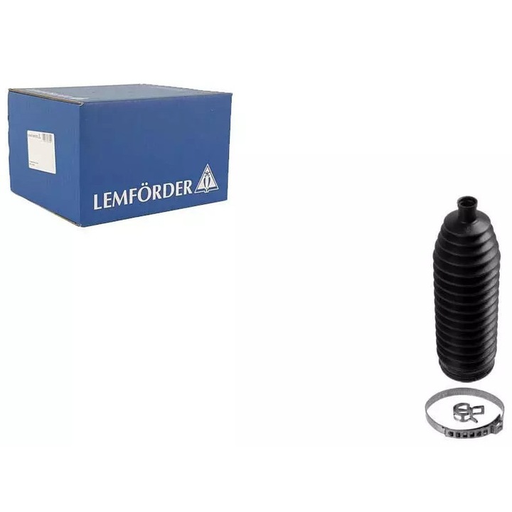 Lemforder kormánymű védőburkolat, 203,5mm, 13,1mm x 54,3mm, OPEL/RENAULT VIVARO-hoz, bal/jobb