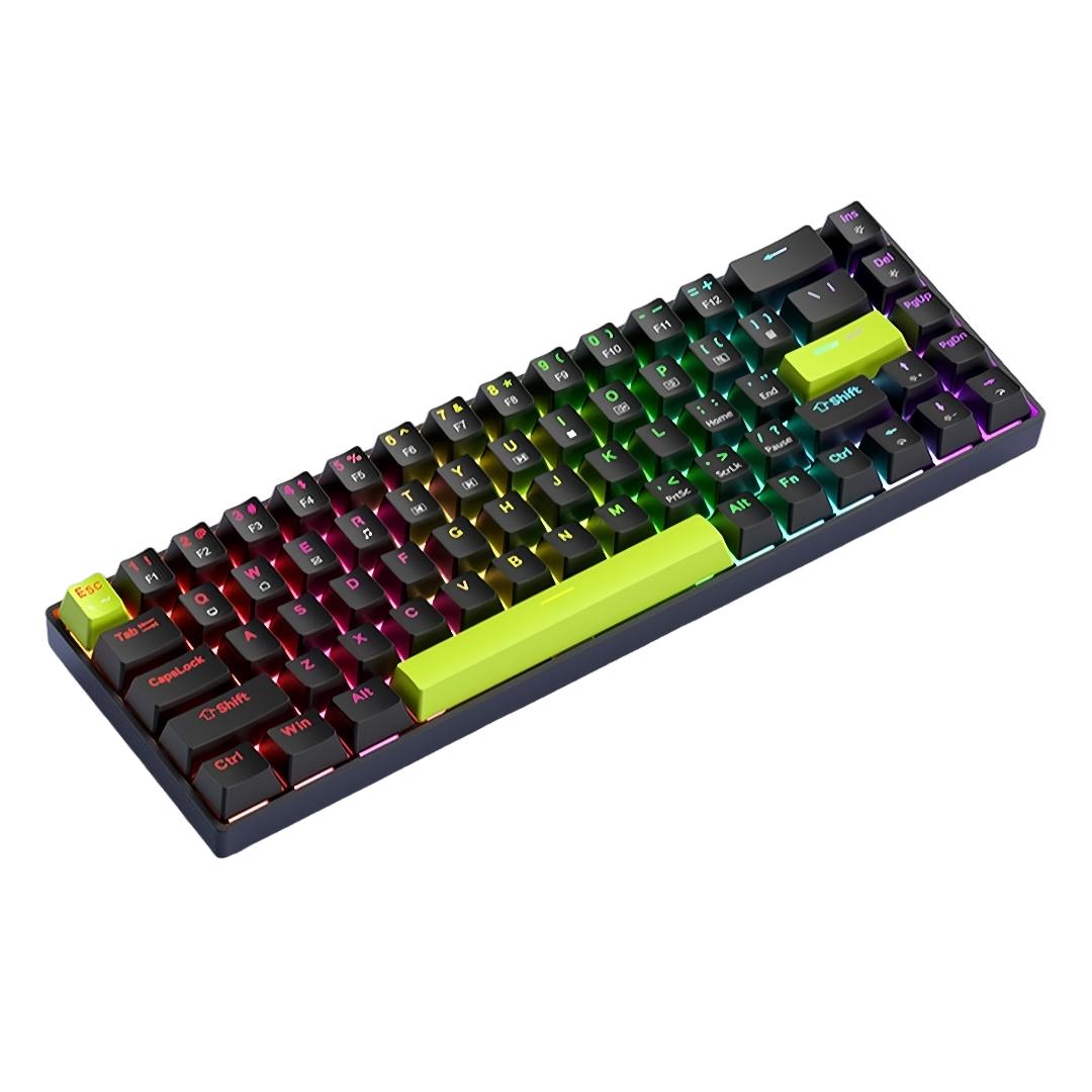 Tastatura mecanica de gaming Zeaicos, compacta 60%, 61 taste