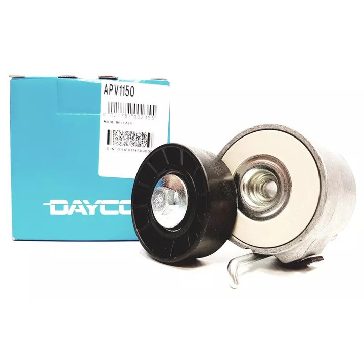 Dayco többbordás szíjfeszítő, 70x25x92mm, 0.8kg, személygépjárművekhez, benzin- és dízelmotorokkal kompatibilis