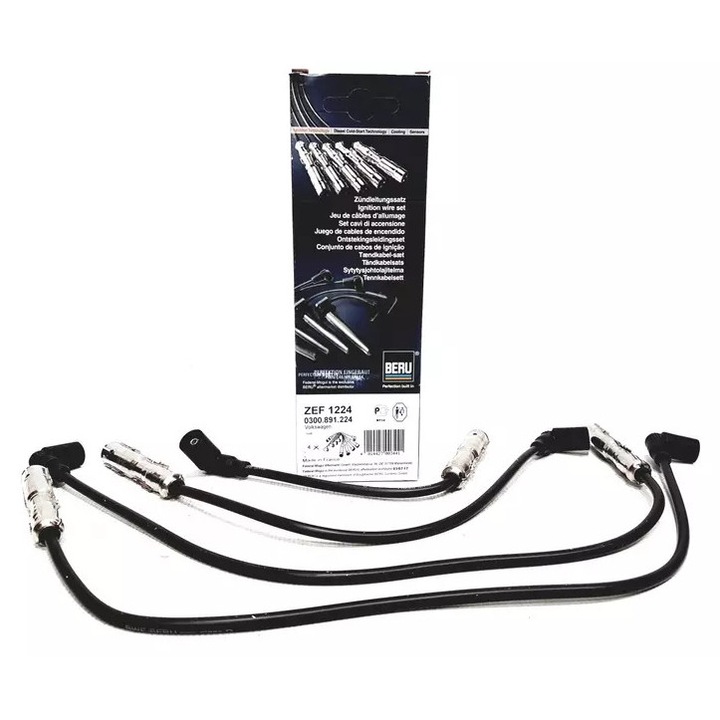 Автомобилни високоволтови кабели Beru, запалителна свещ, за Skoda Octavia 2000-2013 1.6B 8V