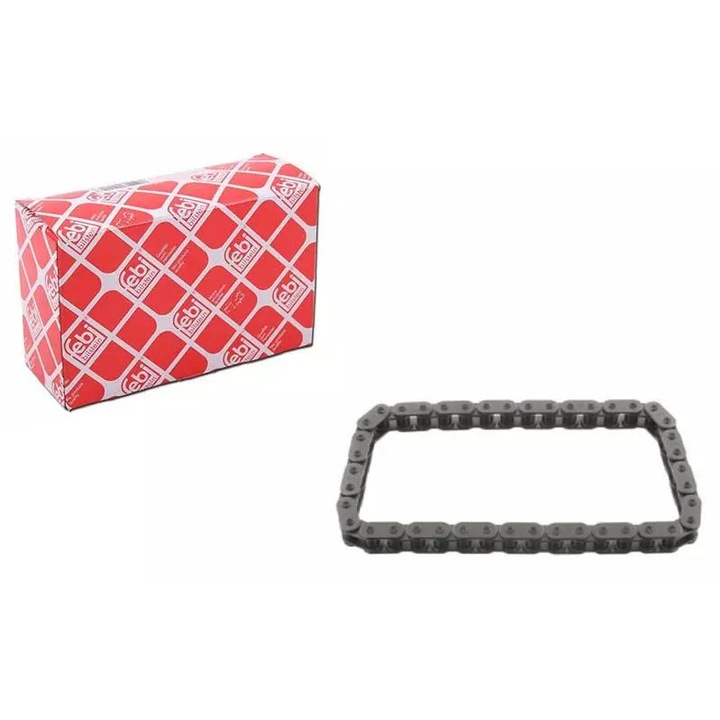 Olajpumpa lánc FEBI, 42 láncszem, szimplex, Mercedes W116-hez