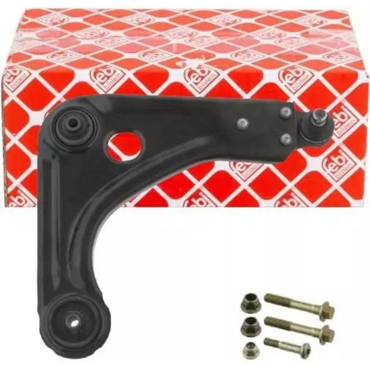 FEBI autó lengőkar Ford Fiesta III-hoz, 1.1-1.8D, jobb oldali, alsó, rögzítőanyaggal, 3.144kg