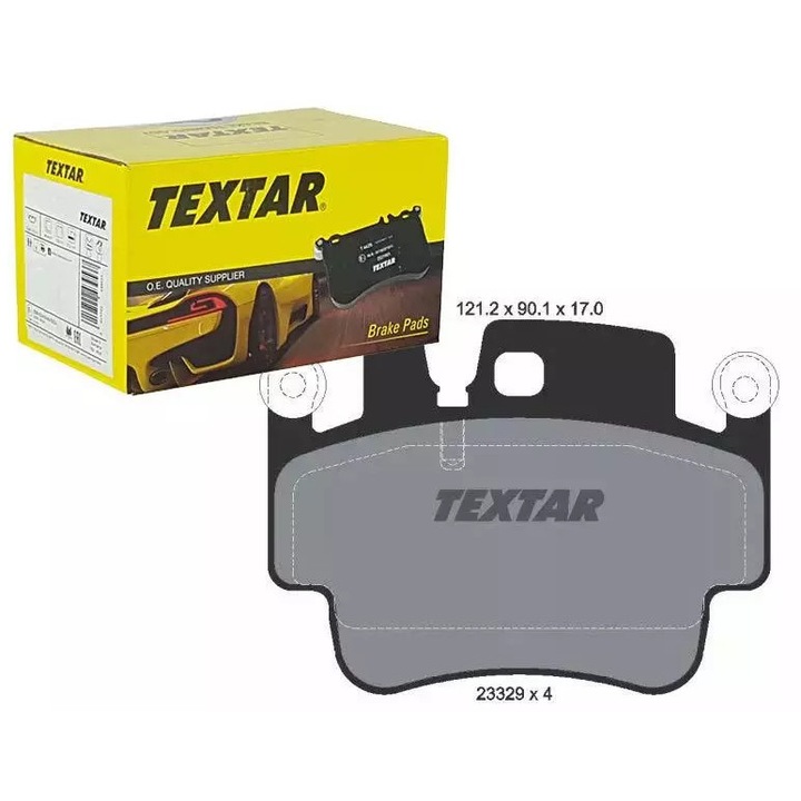 Textar fékbetétek autókhoz, 121x90,1x17mm, első