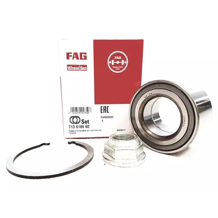 FAG kerékcsapágy, Toyota Yaris-hoz, 38x71x39mm, első jobb és bal oldalra