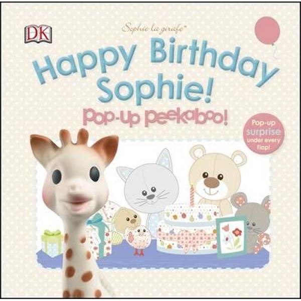 Sophie La Girafe Pop-Up Peekaboo Happy Birthday Sophie!