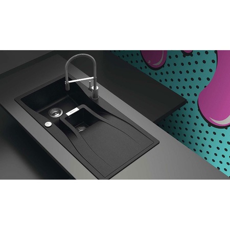 Baterie Schock Ideos Premium, finisaj crom, rotatie tija la 360 grade