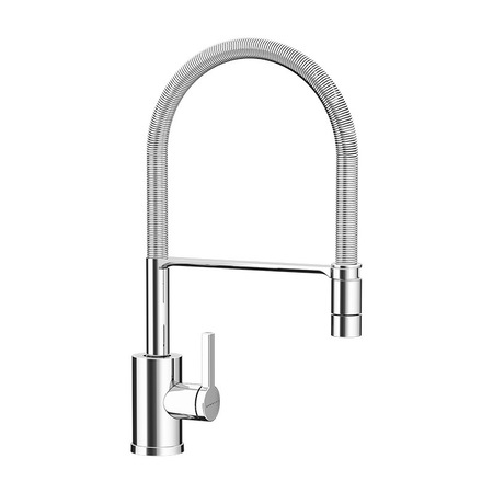 Baterie Schock Ideos Premium, finisaj crom, rotatie tija la 360 grade
