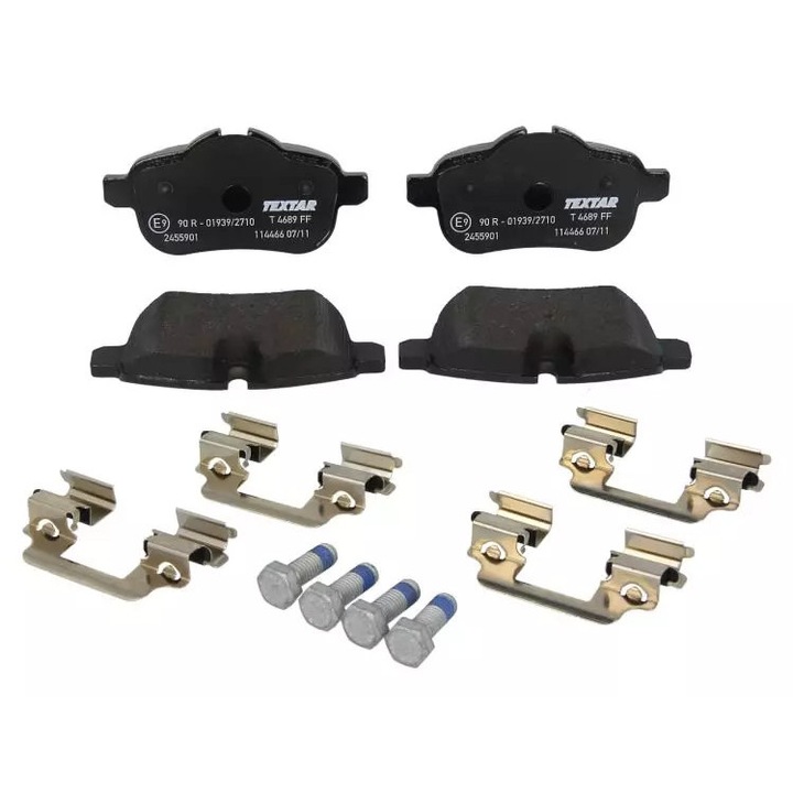 Textar fékbetét készlet, BMW E89 Z4-hez, 106,5x51,6x45,1mm, 18mm vastagság, hátsó