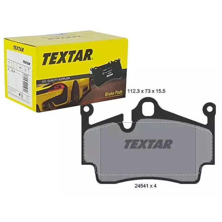 Ruville fékbetétek Porsche Boxster 04-/Cayman 12-höz, 112x73x15,5mm, szett