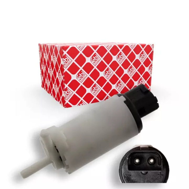 FEBI ablakmosó szivattyú, 12V, 2 csatlakozás, 0,128kg, személygépjárművekhez