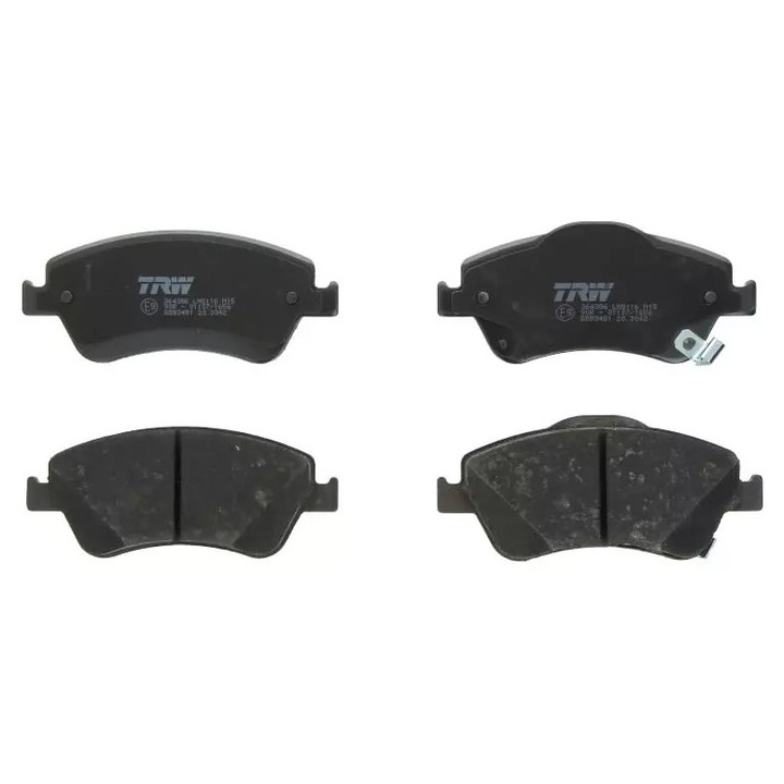 TRW fékbetét készlet Toyota Auris 06-hoz, 136,8x57,8x19mm, kopásjelzővel
