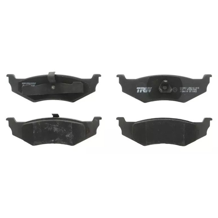 TRW hátsó fékbetétek Chrysler PT Cruiser 00- típushoz, 39,9x133,6x18mm