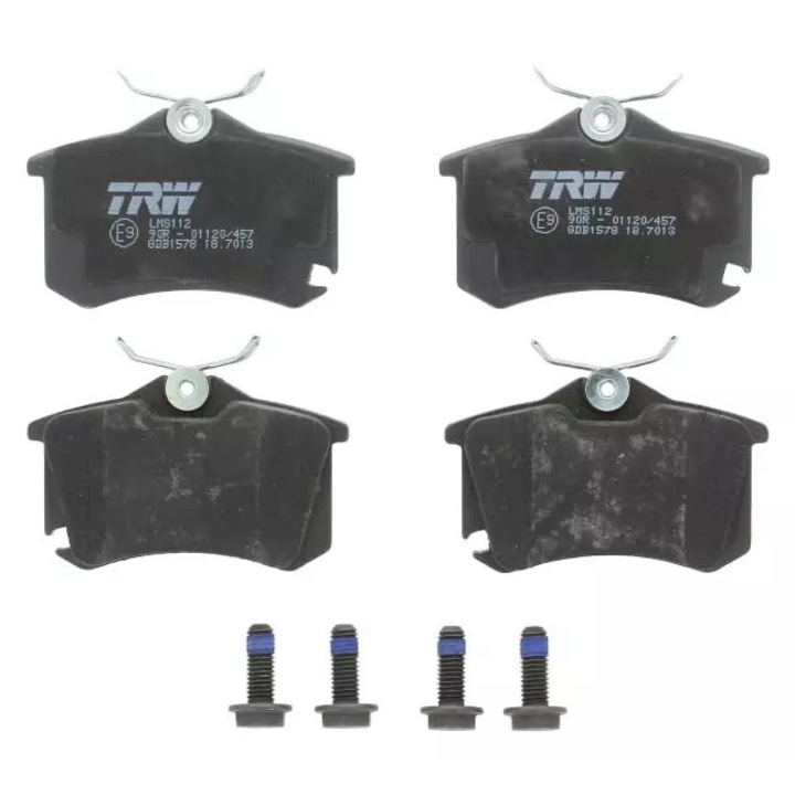 TRW fékbetétek VW-hez, hátsó, 87x53x17mm