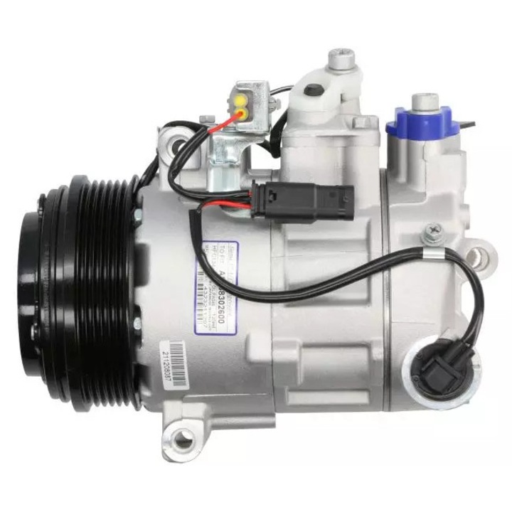 NRF klímakompresszor elektromágneses kuplunggal, 6 horony, 110mm, 12V, Mercedes E/GLK-Series 08- modellekhez