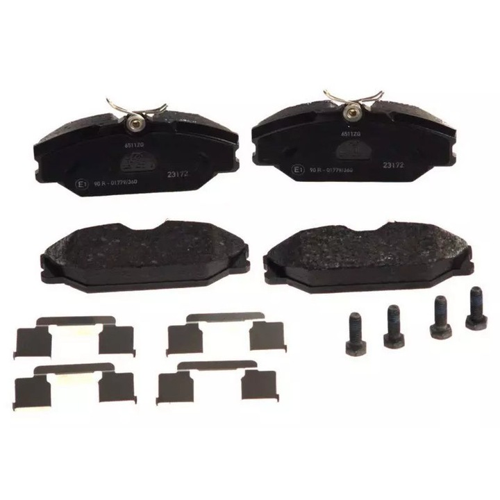 Fékbetétek, Ruville, Renault-hoz, készlet, 128,9x55,4x18,3mm, 1,59kg