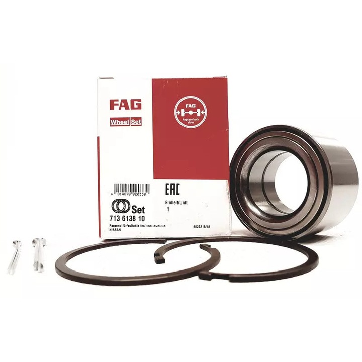FAG Kerékcsapágy Nissan Almera, 43x76mm, készlet