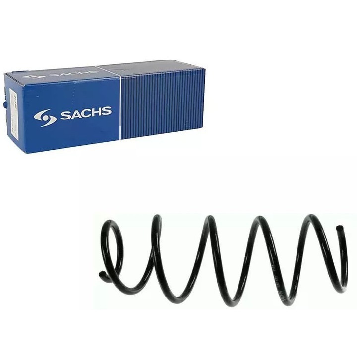 Sachs felfüggesztés rugó, 406x148mm, 12mm, Mercedes W169/245 160/180/200CDI modellekhez