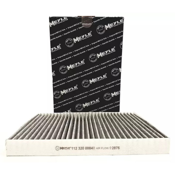 MEYLE autó utastérszűrő, VW A4 00-/A6 97- modellekhez, 203x300x30mm, aktív szénnel