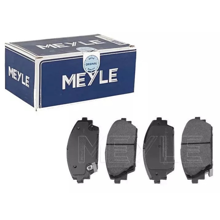 Placute de frana, MEYLE, pentru Mazda 3 1.5-2.2D 13-, 141,8x55,8x15,8mm, 2 indicatoare, cu senzor acustic