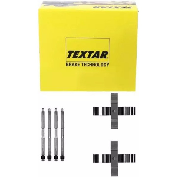 TEXTAR fékbetét szerelőkészlet, Brembo fékrendszer, 6 darabos, 20x15x1cm, BMW-hez T. 1/2/3/4 11-