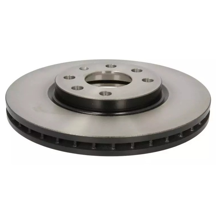 Спирачен диск TRW, вентилиран, 260 мм, дебелина 24 мм, черен, за Opel Corsa C