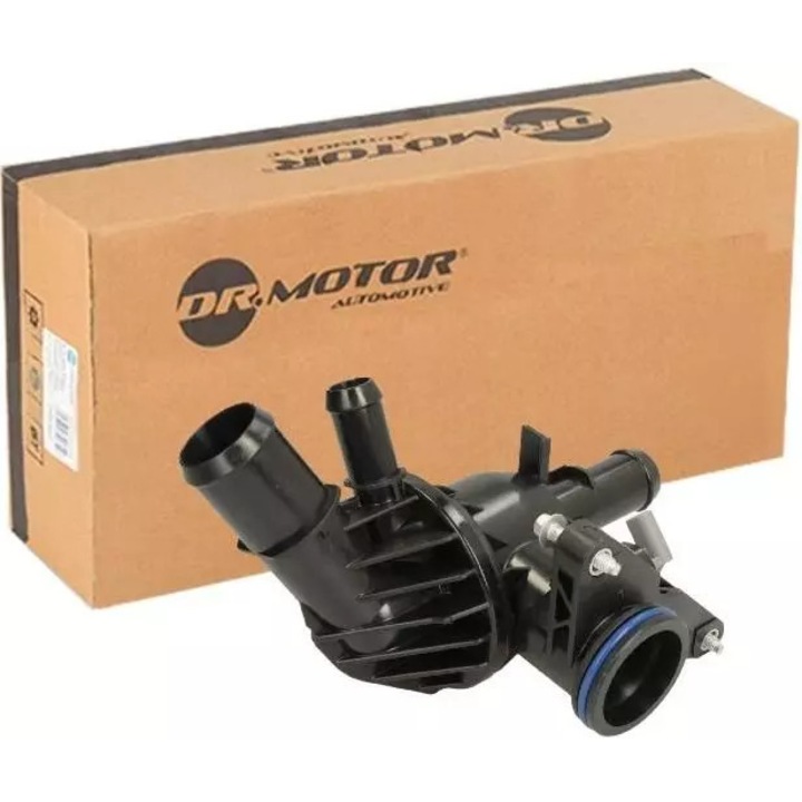 Dr. Motor 88C autó termosztát Ford Tourneo/Transit 2,0 EcoBlue-hoz, tömítéssel és csavarokkal