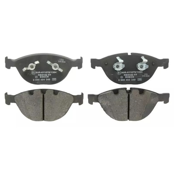 Bosch fékbetét készlet, 20,4x193,2x79,2mm, BMW E60/E63 M5/M6-hez