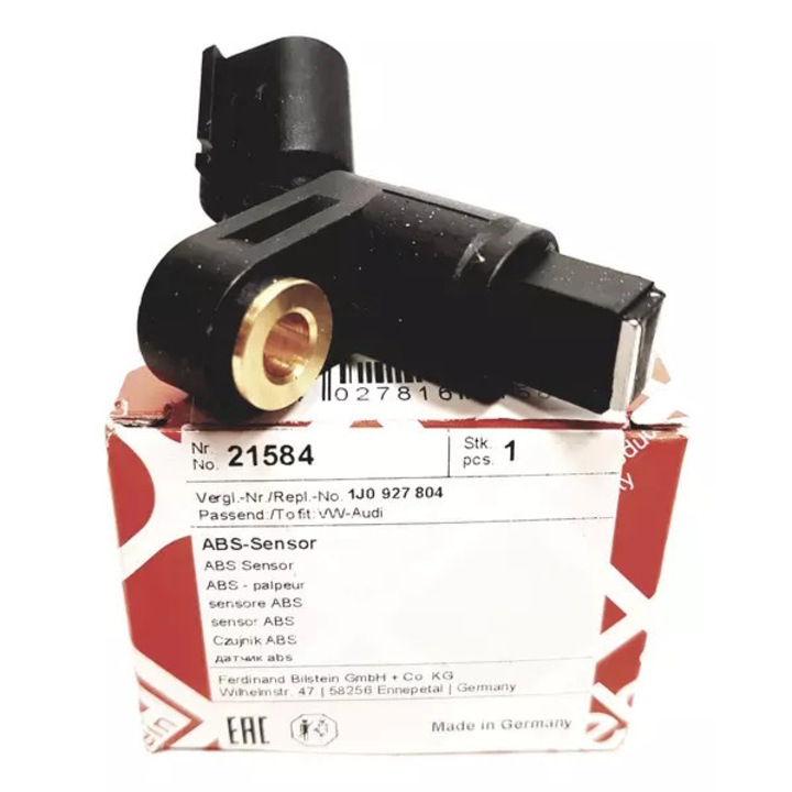 ABS érzékelő, FEBI, VW Golf 91-, 2 csatlakozó, 0,4kg